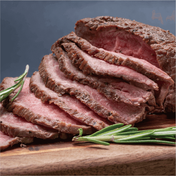 柔らかさの秘密 低温でじっくり時間をかけて焼いたローストビーフ